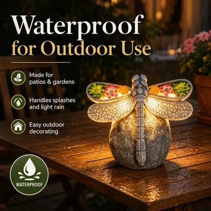 Outdoor Solar Dragonfly Garden Light Decor for Garden Display