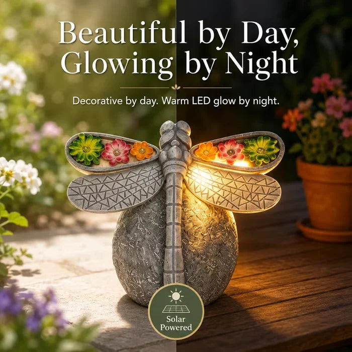 Outdoor Solar Dragonfly Garden Light Decor for Garden Display