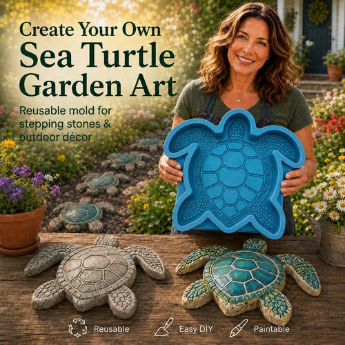 Outdoor Reusable Ocean Theme Garden Art Mold – Make Your Garden Truly