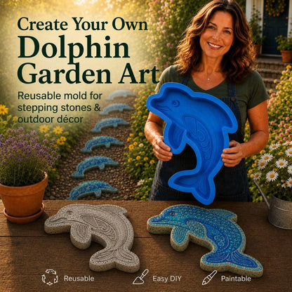 Outdoor Reusable Ocean Theme Garden Art Mold – Make Your Garden Truly