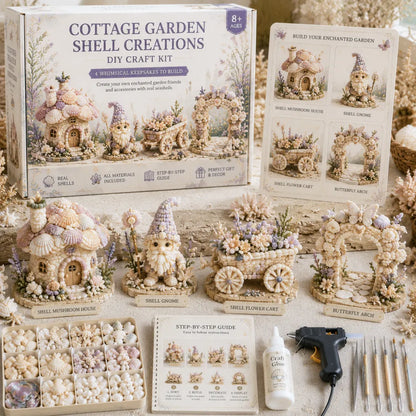 Hands-On DIY Seashell Craft Kit – Keepsake Decor for Creative Play