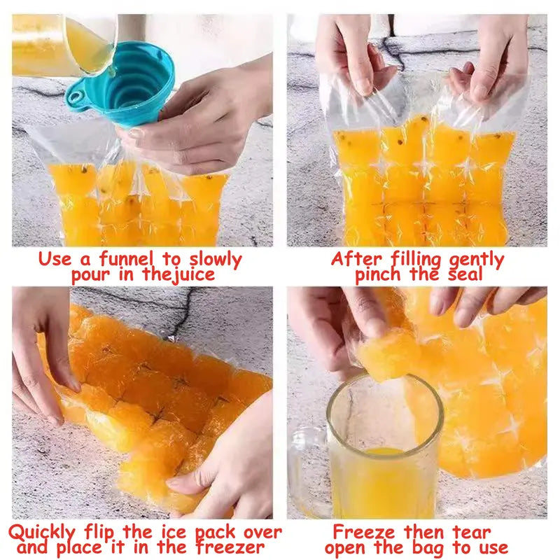Practical Food-Grade Reusable Ice Packs – A for Cold Summer