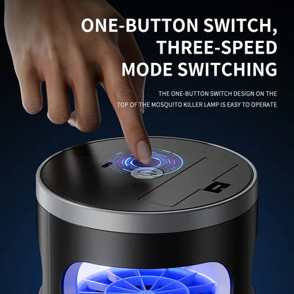 Decorative Indoor Insect Trap with Light and Suction Non Zapper