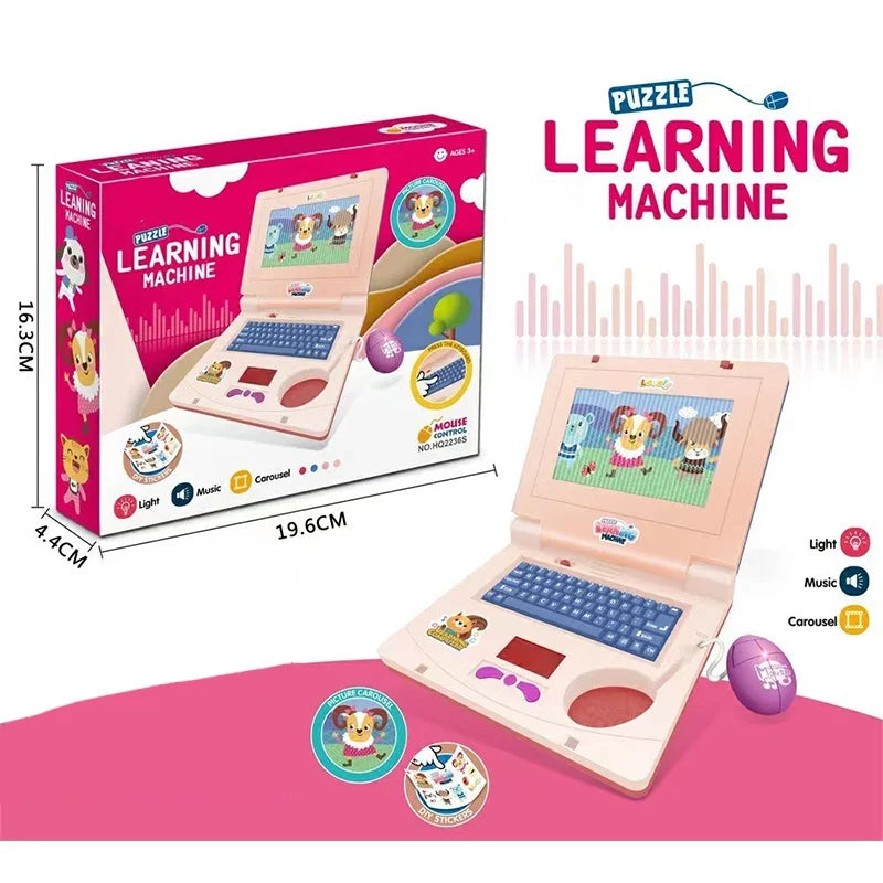 Hands-On Interactive Simulation Toy Laptop for Creative Play