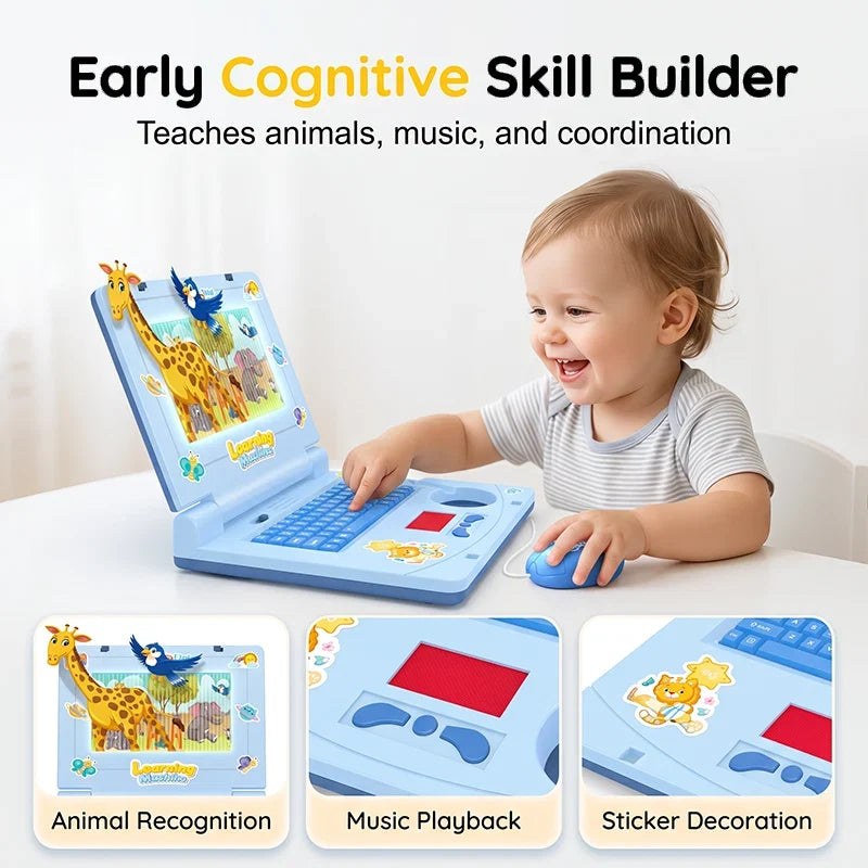 Hands-On Interactive Simulation Toy Laptop for Creative Play