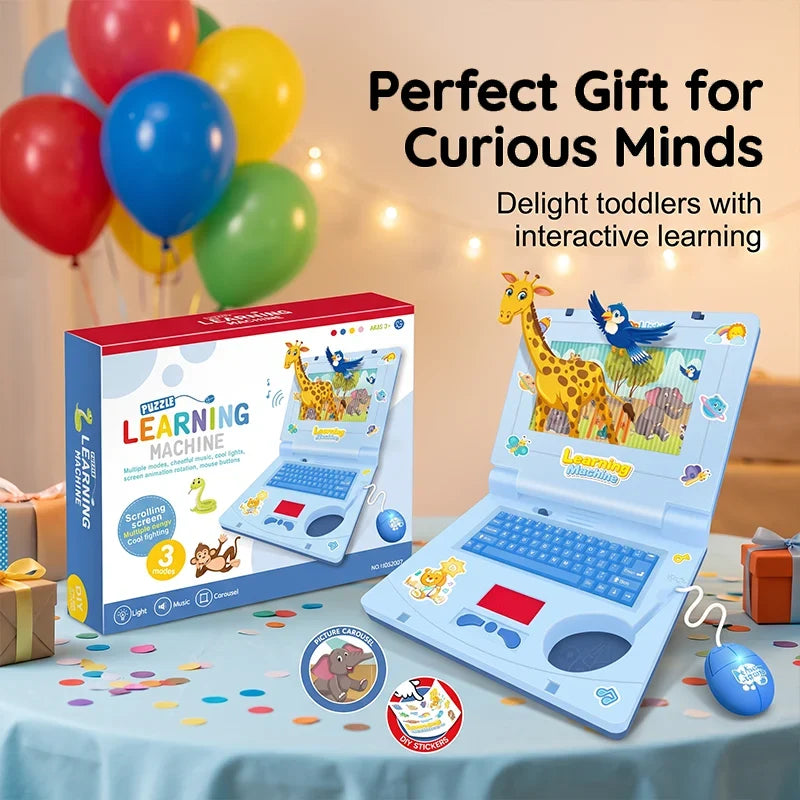 Hands-On Interactive Simulation Toy Laptop for Creative Play