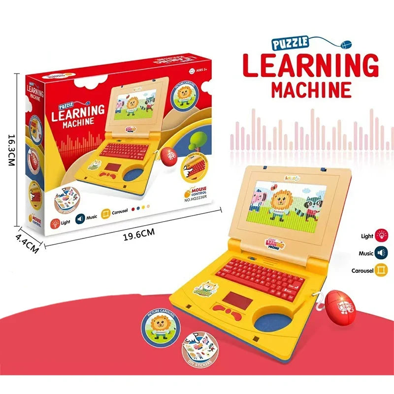 Hands-On Interactive Simulation Toy Laptop for Creative Play