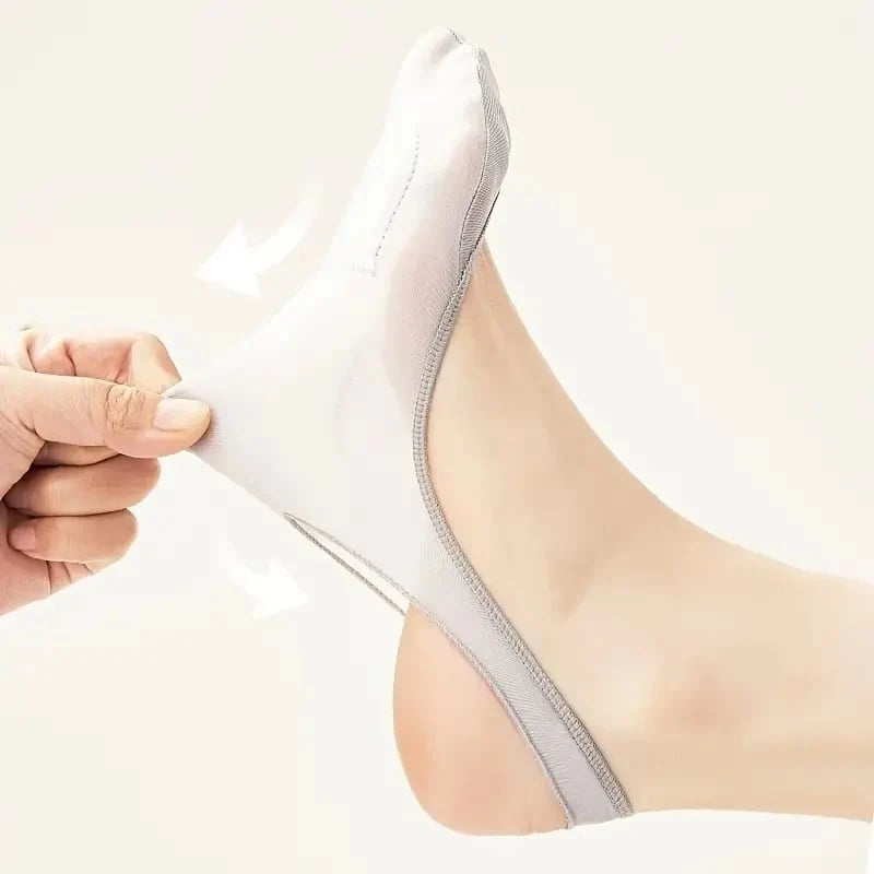 Invisible Ice Silk Non-Slip Foot Socks