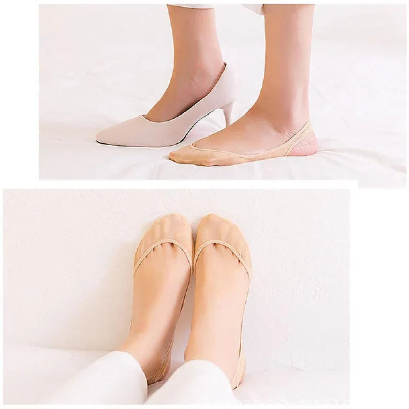 Invisible Ice Silk Non-Slip Foot Socks