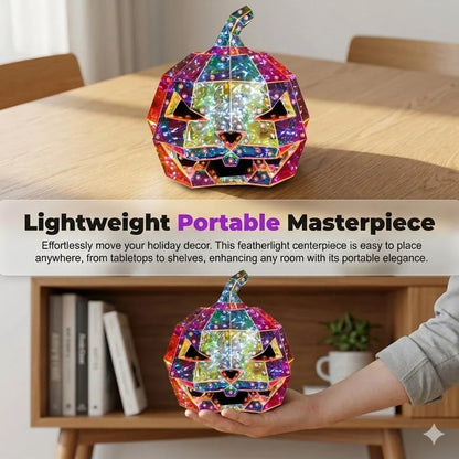 Decorative Iridescent Pumpkin Light – Prism-Effect Pumpkin Art