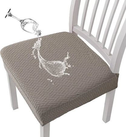 Easy-Care Waterproof Jacquard Chair Covers Durable, Stylish &