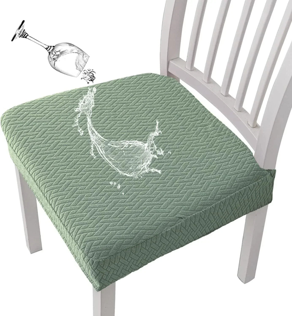 Easy-Care Waterproof Jacquard Chair Covers Durable, Stylish &