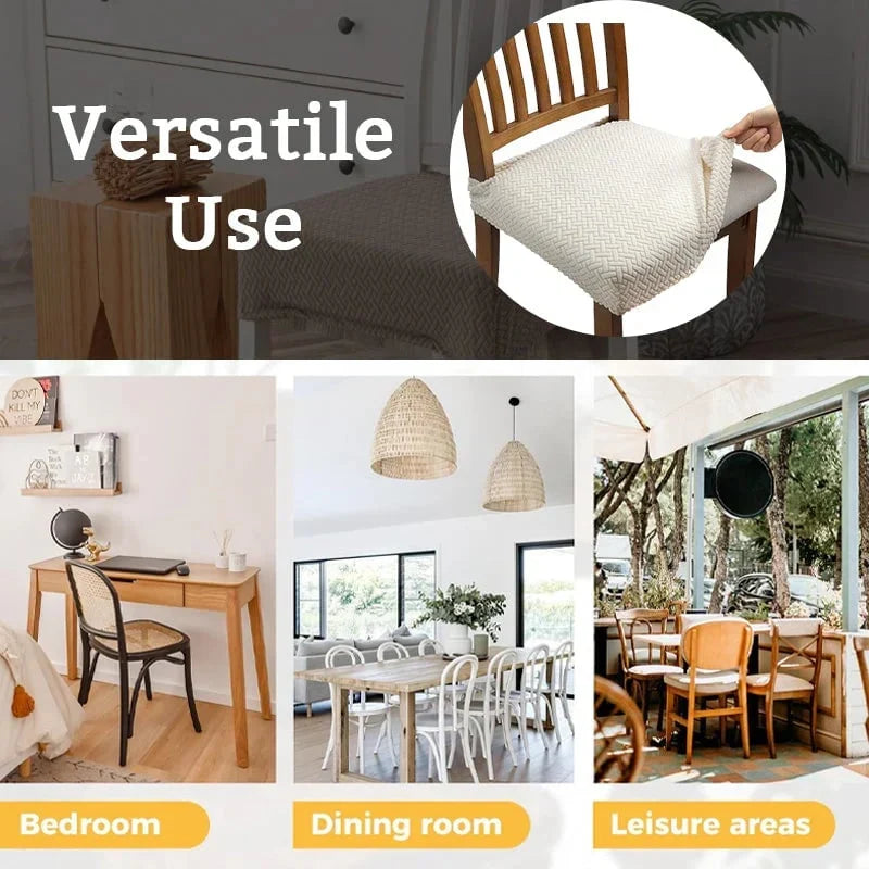 Easy-Care Waterproof Jacquard Chair Covers Durable, Stylish &