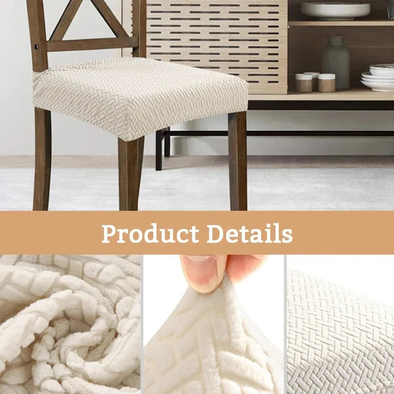 Easy-Care Waterproof Jacquard Chair Covers Durable, Stylish &
