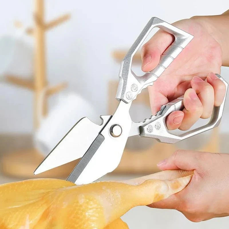 Heavy-Duty Dishwasher-Safe Kitchen Shears for Poultry and Herbs