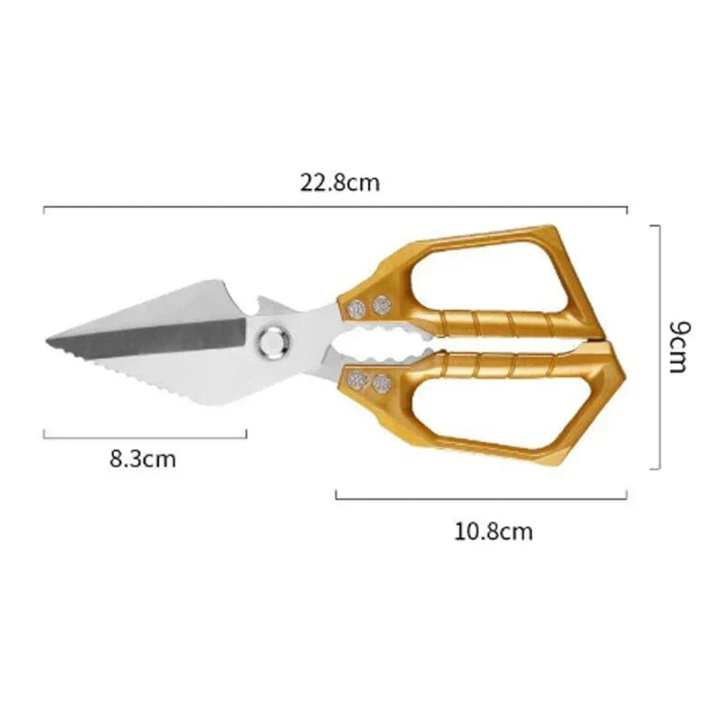 Heavy-Duty Dishwasher-Safe Kitchen Shears for Poultry and Herbs
