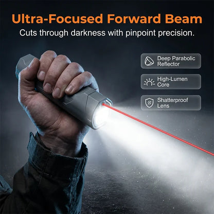 Decorative Infrared Laser Flashlight with COB Magnetic