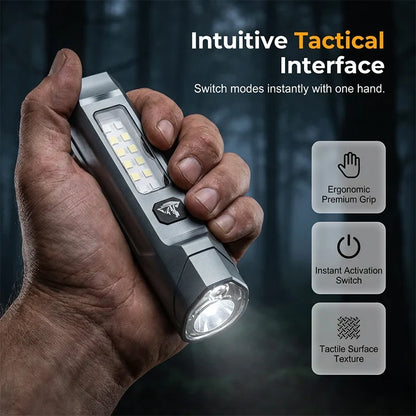 Decorative Infrared Laser Flashlight with COB Magnetic