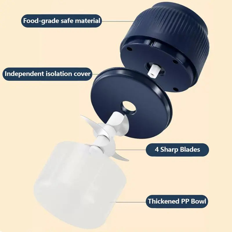 Easy-Use Cordless Mini Food – in Seconds for Daily Kitchen Tasks