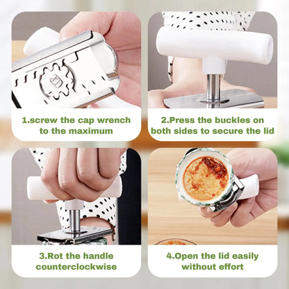 Practical Stainless Steel Jar Openers for Easy Opening, Kitchen