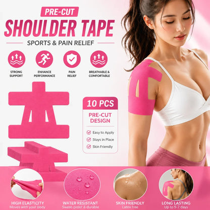 Purpose-Built Kinesiology Reduce Shoulder Pain & Knee