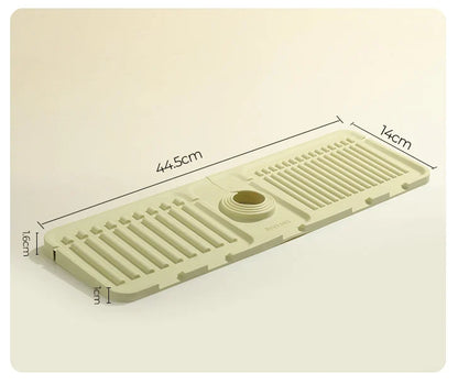 Easy-Care Faucet Guard & Draining Mat for Routine Upkeep