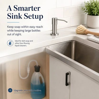Practical Kitchen Sink Soap Dispensers for Kitchen Prep