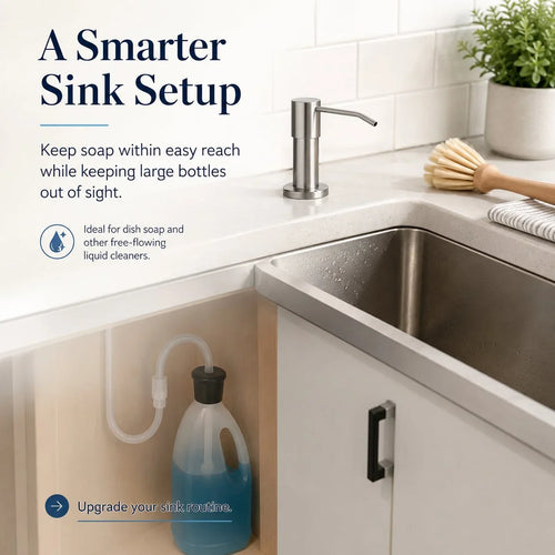 Practical Kitchen Sink Soap Dispensers for Kitchen Prep