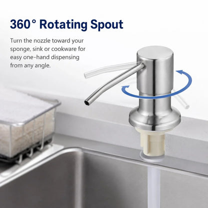 Practical Kitchen Sink Soap Dispensers for Kitchen Prep