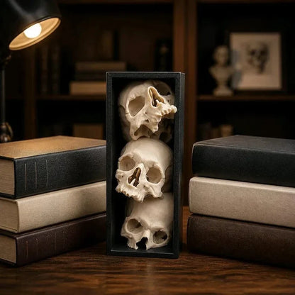 Purpose-Built Pile of Skulls Book nookTurn an Empty Shelf Into a Dark