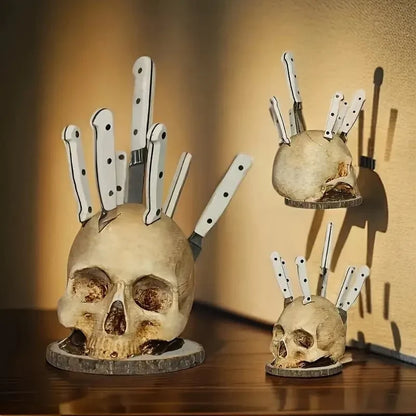 Purpose-Built Best seller - Gothic Skull Knife Holder for Everyday Use