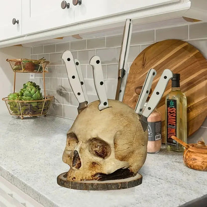 Purpose-Built Best seller - Gothic Skull Knife Holder for Everyday Use