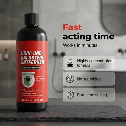 Easy-Care Heavy-Duty Toilet Cleaner Melts Away Years of Urine Scale &