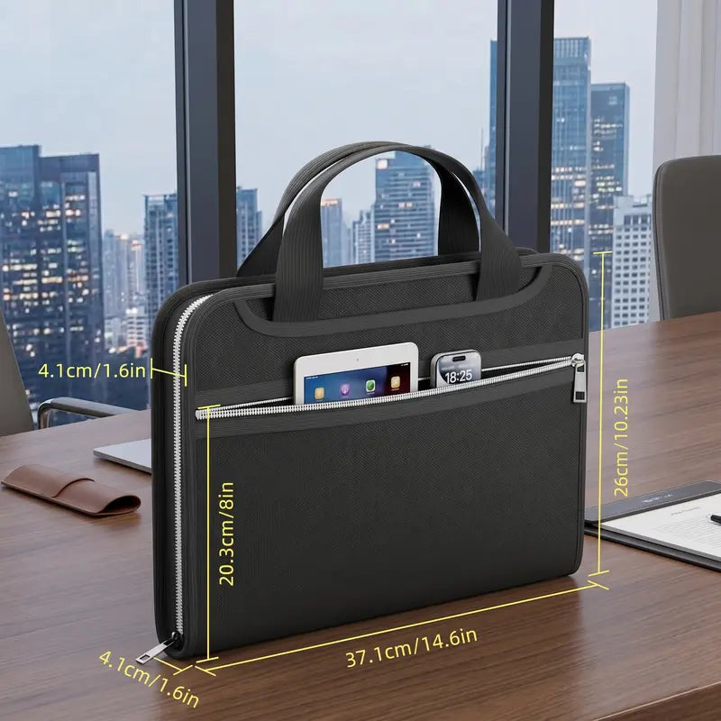 Distinctive Fire-Resistant Document Organizer Bag – Large Capacity A4