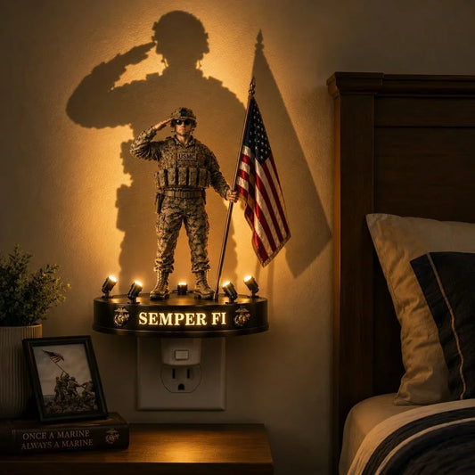 Convenient U.S. Marine Corps Semper – Night Light for Everyday Setup
