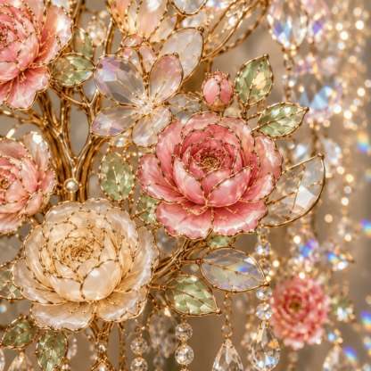 Outdoor Crystal Garden Suncatcher for Garden Display