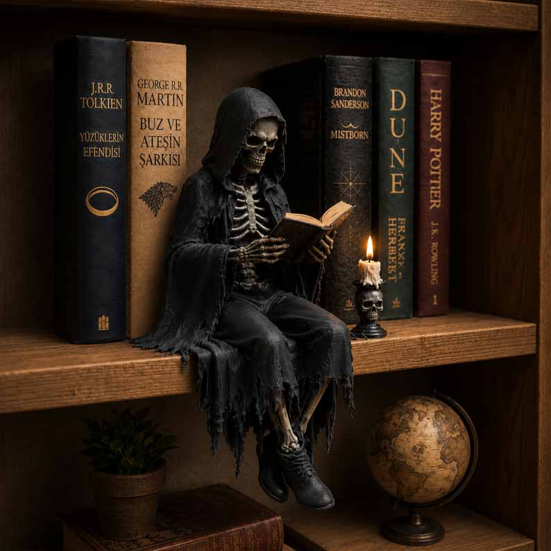 Purpose-Built Gothic Dark Fantasy resin Figure for Everyday Use