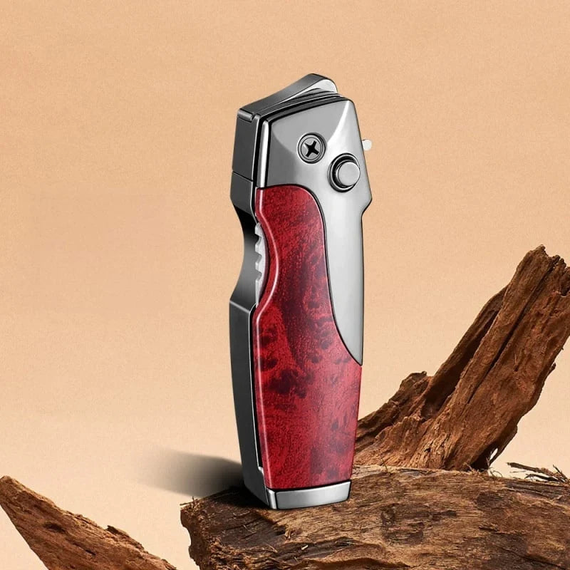 Folding Tactical Knife with Integrated Lighter