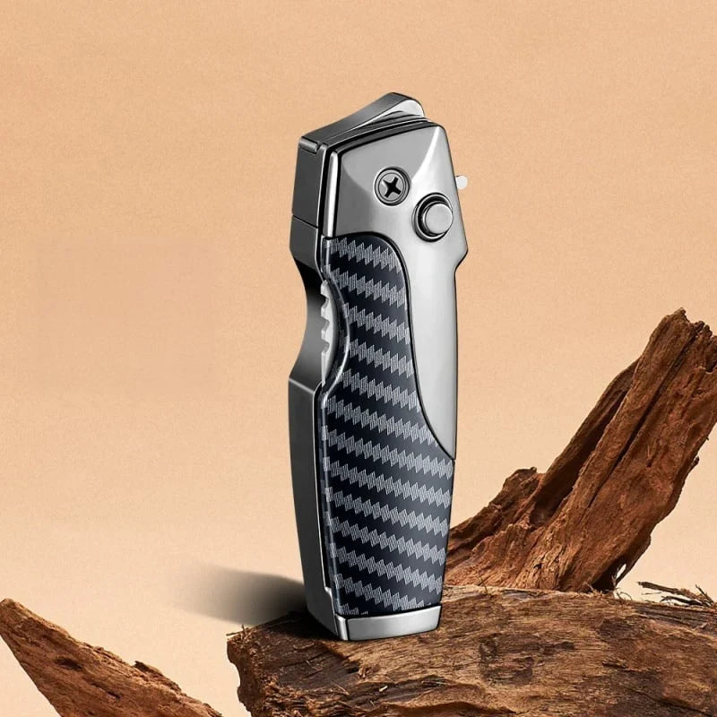 Folding Tactical Knife with Integrated Lighter