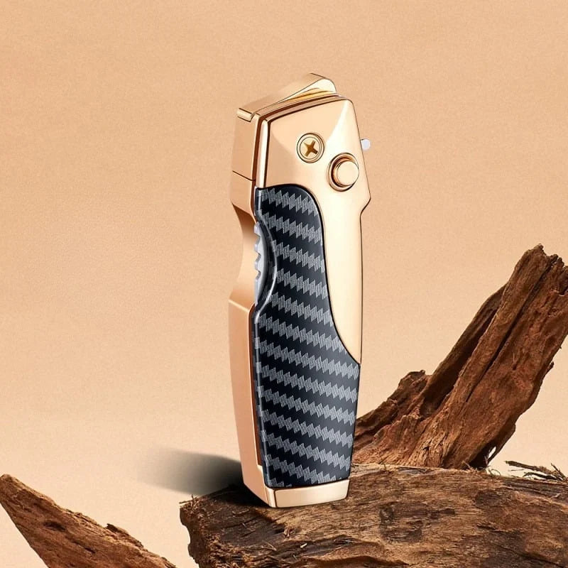 Folding Tactical Knife with Integrated Lighter