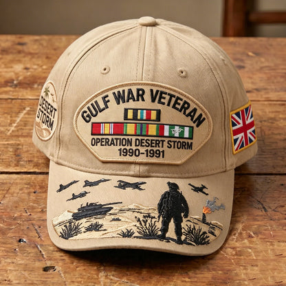 Distinctive Gulf War Veteran Tribute Cap for Everyday Wear