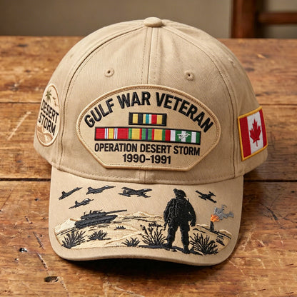 Distinctive Gulf War Veteran Tribute Cap for Everyday Wear