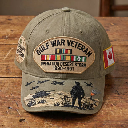 Distinctive Gulf War Veteran Tribute Cap for Everyday Wear