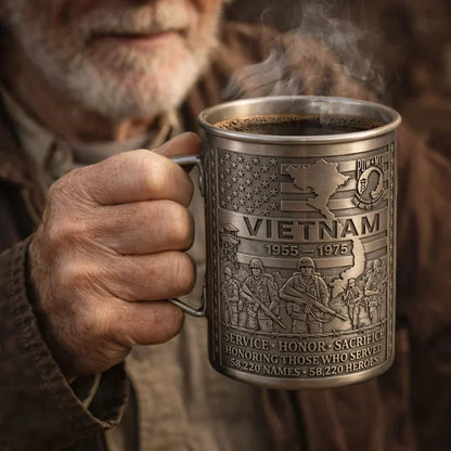 Vietnam Veteran 1955–1975 Commemorative Coffee Mug