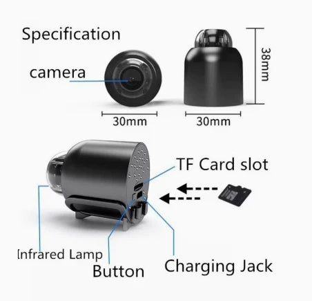 Small 4K Monitoring Camera with Full HD Video