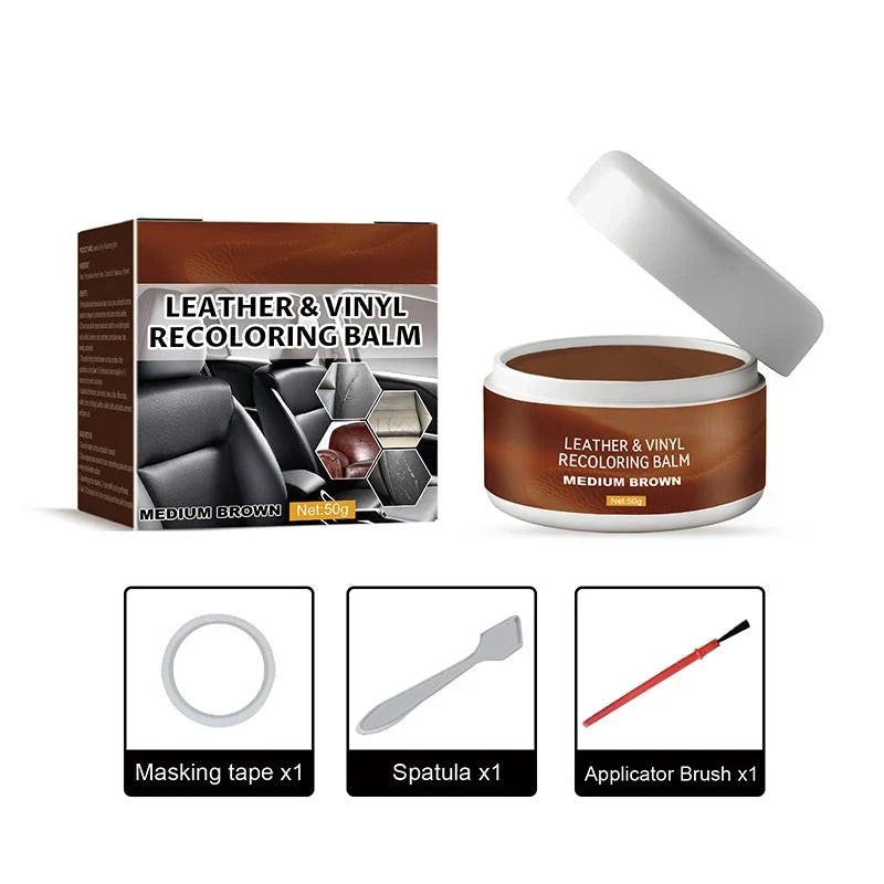Purpose-Built Leather Repair Paste – Fills scratches & scuffs