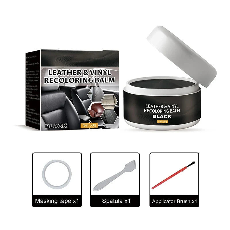 Purpose-Built Leather Repair Paste – Fills scratches & scuffs