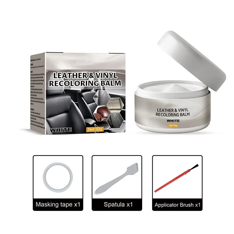 Purpose-Built Leather Repair Paste – Fills scratches & scuffs