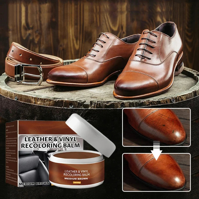 Purpose-Built Leather Repair Paste – Fills scratches & scuffs