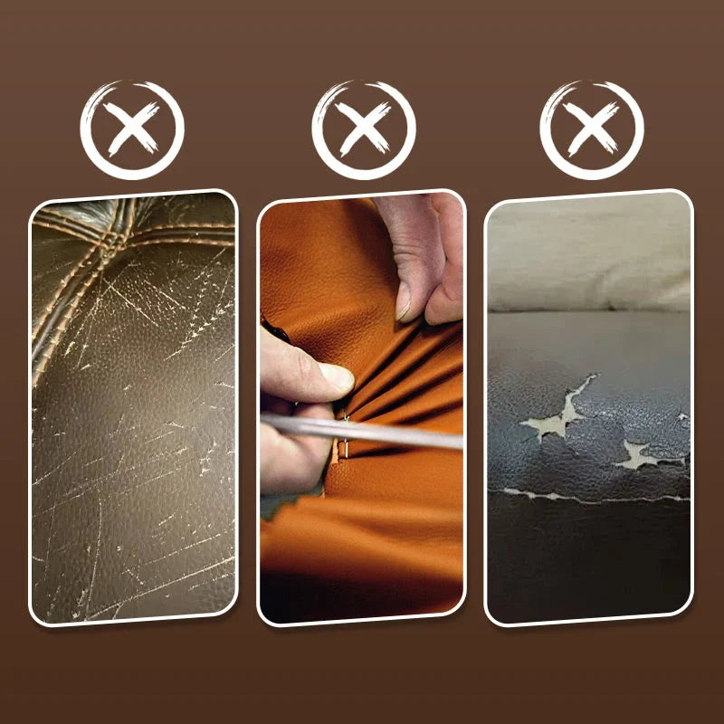 Purpose-Built Leather Repair Paste – Fills scratches & scuffs
